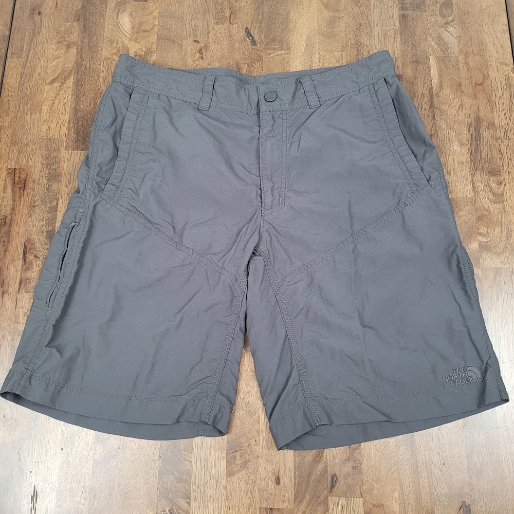 The North Face Horizon Utility Shorts Men's Size 34 Nylon RipStop Gunmetal Gray